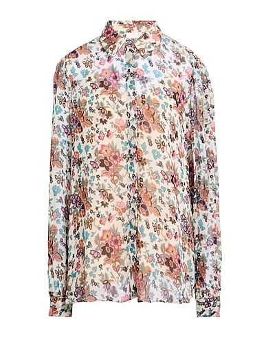 LIU •JO Patterned shirts & blouses Ivory 100% Polyester
