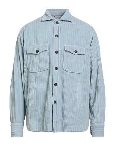 TINTORIA MATTEI 954 Camicia tinta unita Blu chiaro 100% Cotone