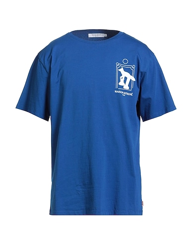MAISON KITSUNÉ T-shirt X KAJSA Bright blue 100% Cotton