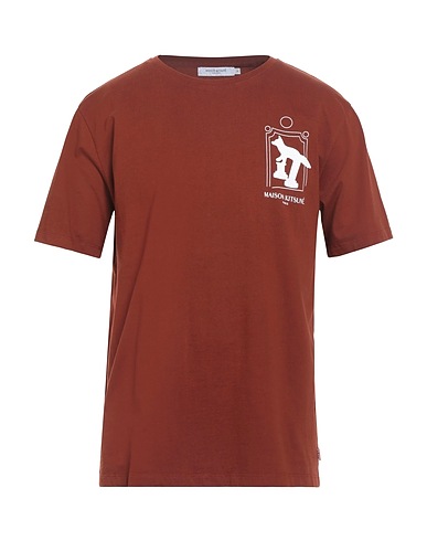 MAISON KITSUNÉ Camiseta X KAJSA MARRONE 100% Algodón