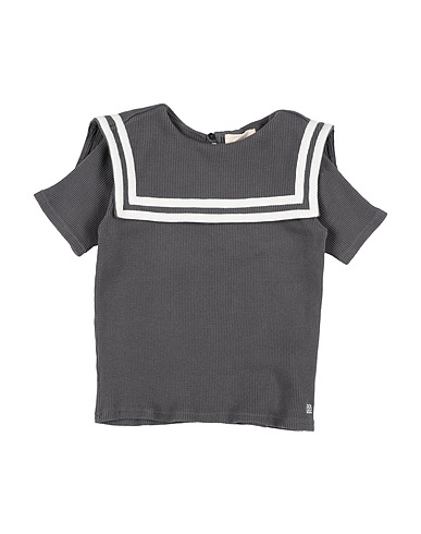 DOUUOD T-shirt Grey 100% Cotton, Viscose