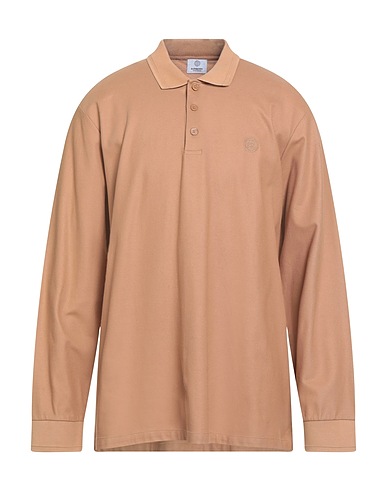 BURBERRY Polo Camel 100% Coton, Élasthanne