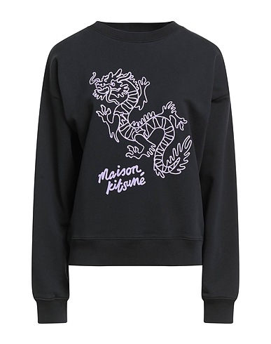 MAISON KITSUNÉ Sweatshirt Black 100% Cotton