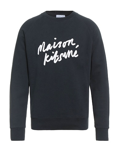 MAISON KITSUNÉ Felpa Antracite 100% Cotone