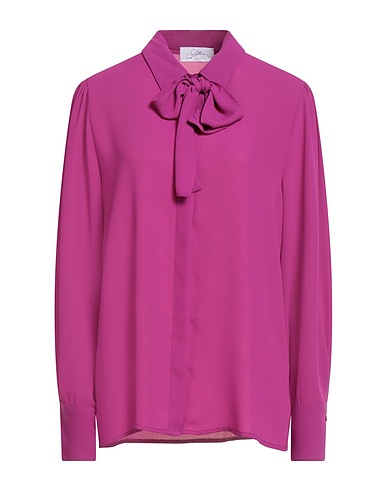 SOALLURE Solid colour shirts & blouses Mauve 100% Polyester