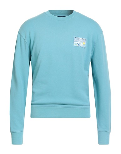 MAISON KITSUNÉ Sweatshirt X VILEBREQUIN Himmelblau 100% Baumwolle