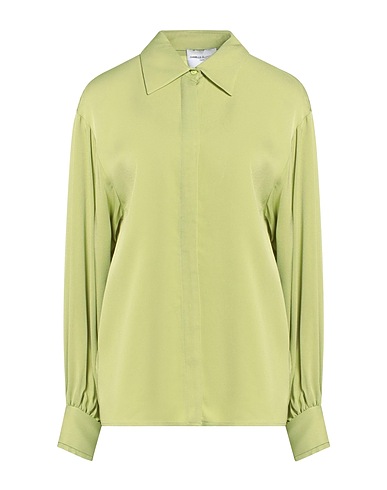 ISABELLE BLANCHE Paris Solid color shirts & blouses Light green 100% Viscose