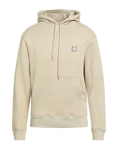 MAISON KITSUNÉ Felpa Beige 100% Cotone