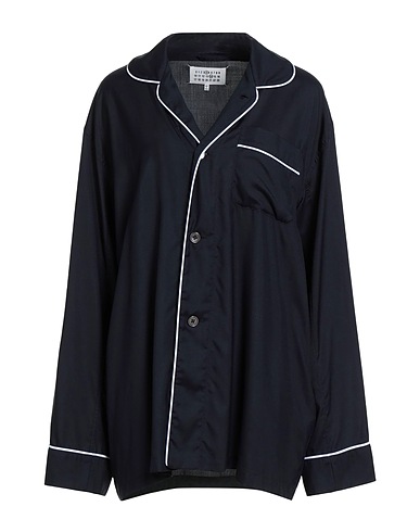 MAISON MARGIELA Silk shirts & blouses Midnight blue 100% Silk