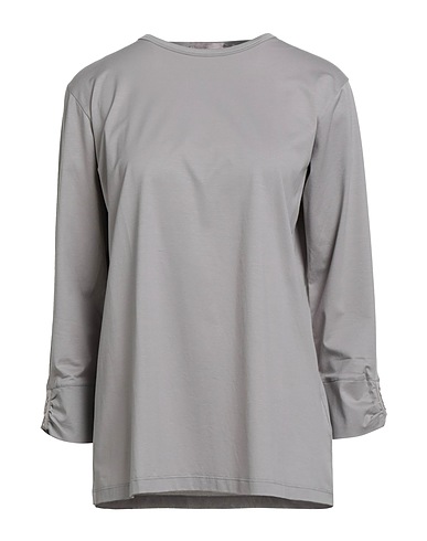HERNO Basic T-Shirt RESORT Grey 92% Cotton, 8% Elastane