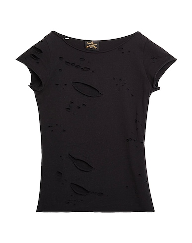 VIVIENNE WESTWOOD ANGLOMANIA T-shirt Black 100% Cotton