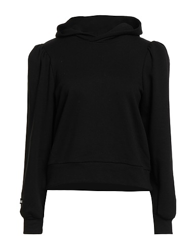 SOALLURE Hooded track jacket  Black 100% Cotton