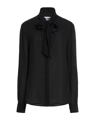BOUTIQUE MOSCHINO Hemden und Blusen aus Seide Schwarz 100% Seide