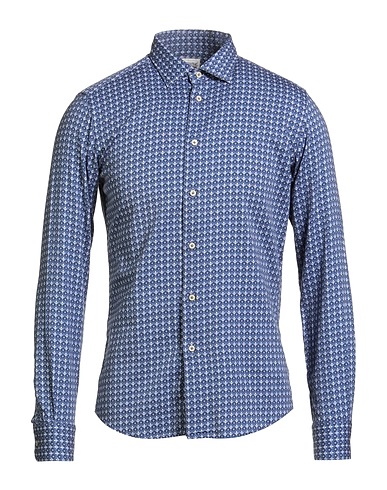 ALEXINGH Camicia fantasia Avio 100% Cotone