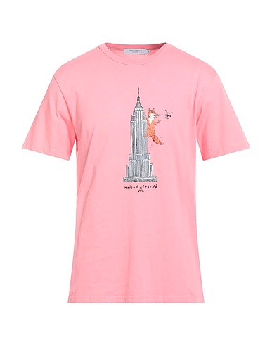 MAISON KITSUNÉ Ｔシャツ ピンク コットン 100%