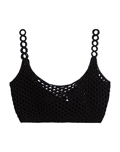 CHLOÉ Top Schwarz 100% Wolle