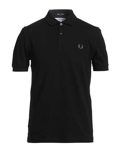 COMME des GARÇONS SHIRT Polo shirt Black 100% Cotton