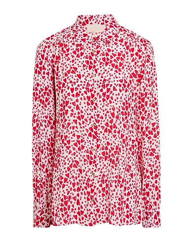 I BLUES Patterned shirts & blouses White 100% Viscose