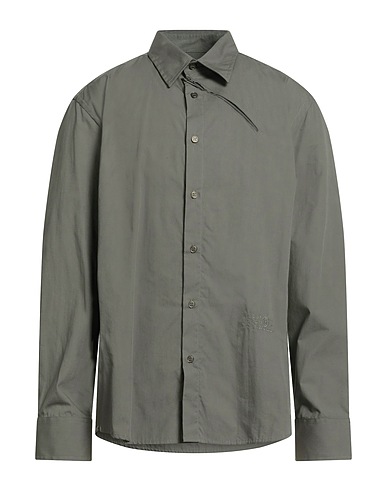 MM6 MAISON MARGIELA Solid color shirt Military green 100% Cotton
