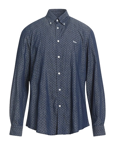 HARMONT & BLAINE Patterned shirt Black 100% Cotton