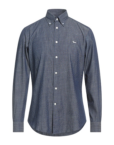 HARMONT & BLAINE Patterned shirt Brown 100% Cotton