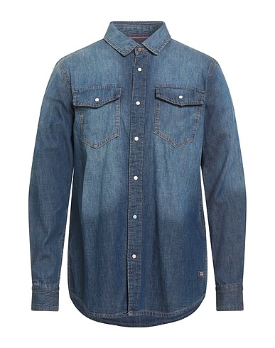 SCOTCH & SODA Denim shirt Blue 100% Cotton