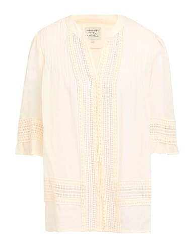 ALESSIA SANTI Solid colour shirts & blouses Cream 100% Ramie