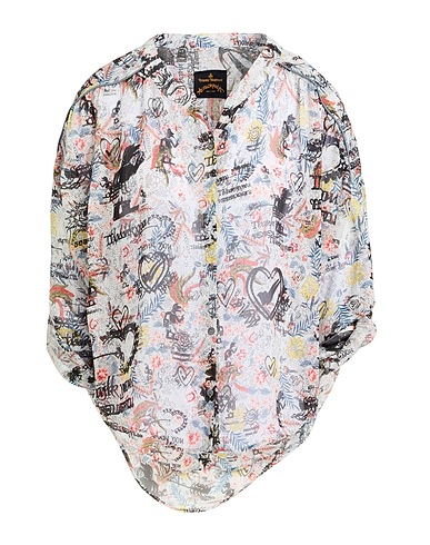 VIVIENNE WESTWOOD ANGLOMANIA Patterned shirts & blouses White 100% Rayon