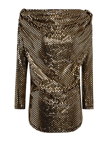 VIVIENNE WESTWOOD ANGLOMANIA Top Black 70% Cotton, 30% Acrylic