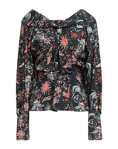 VIVIENNE WESTWOOD ANGLOMANIA Top Black 75% Viscose, 25% Silk