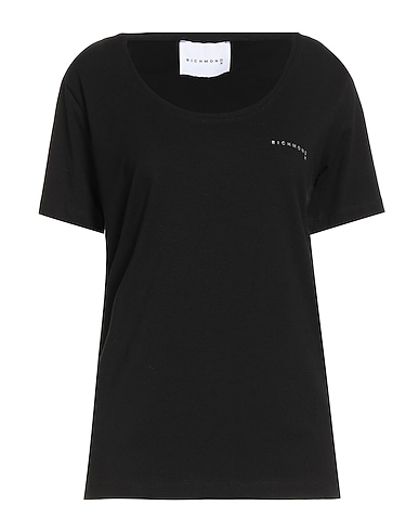 RICHMOND X Camiseta básica Negro 95% Algodón, 5% Elastán