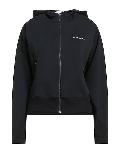 RICHMOND X Hooded sweatshirt Black 80% Cotton, 18% Polyester, 2% Elastane