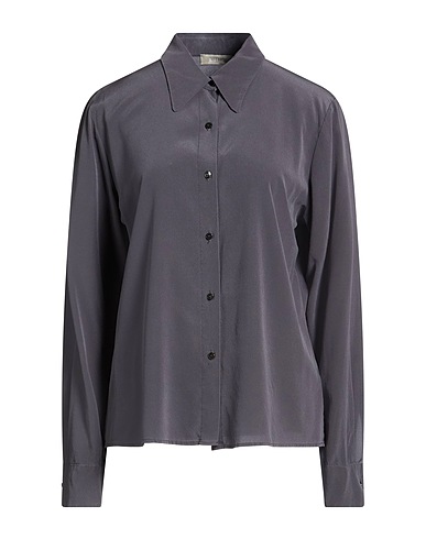 KILTIE Hemden und Blusen einfarbig Grau 93% Seide, 7% Elastan