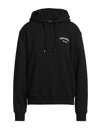 DSQUARED2 Hooded sweatshirt Black 100% Cotton