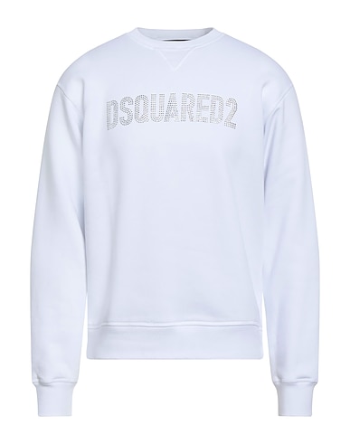 DSQUARED2 Felpa Bianco 100% Cotone