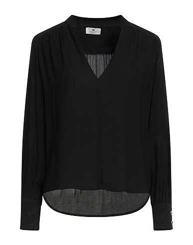 ELISABETTA FRANCHI Top Black 100% Viscose