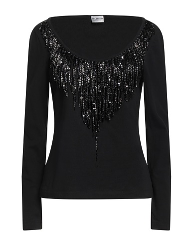 PHILOSOPHY di ALBERTA FERRETTI T-shirt Black 97% Cotton, 3% Elastane