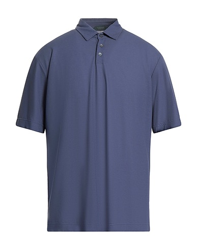 ZANONE Polo shirt BY SLOWEAR Dark purple 100% Cotton