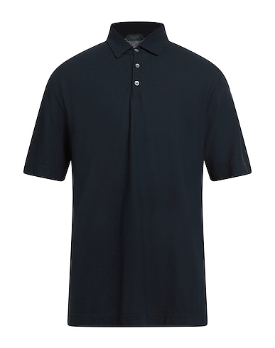 ZANONE Polo shirt BY SLOWEAR Midnight blue 100% Cotton