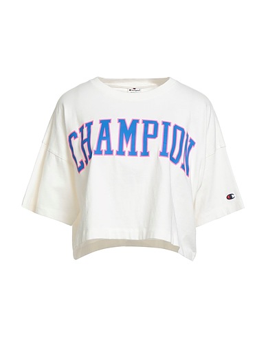 CHAMPION T-Shirt Weiß 100% Baumwolle