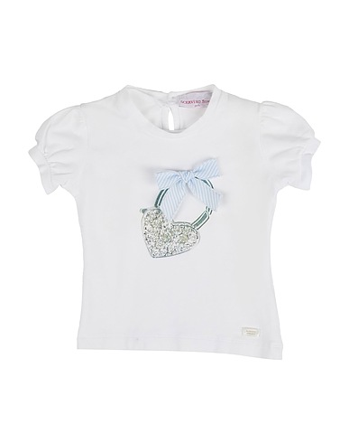 SCERVINO T-shirt STREET GIRL White 92% Cotton, 8% Elastane