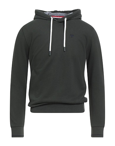 FRED MELLO Sweat-shirt Vert foncé 100% Coton
