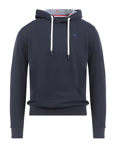 FRED MELLO Felpa Blu notte 100% Cotone