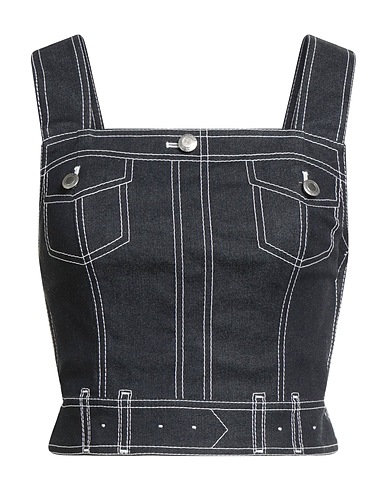 PHILOSOPHY di ALBERTA FERRETTI Top Blau 95% Baumwolle, 5% Andere Fasern