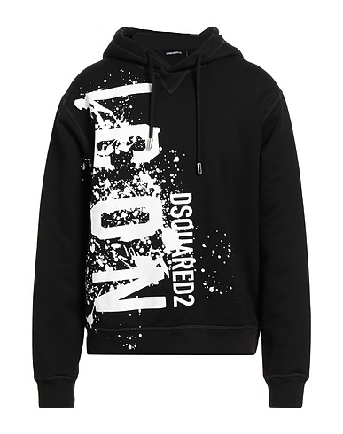 DSQUARED2 Hooded sweatshirt ICON Black 100% Cotton