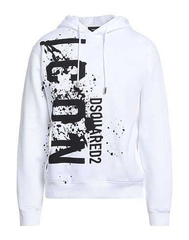 DSQUARED2 Hooded sweatshirt ICON White 100% Cotton