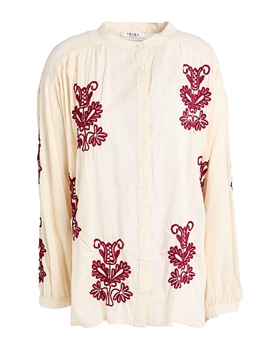 IRIDE Floral shirts & blouses Ivory 100% Cotton