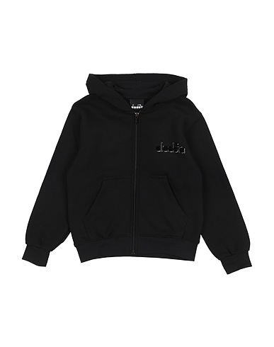 DIADORA Sweatshirt Black 100% Cotton