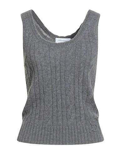 BLUMARINE Top Grey 90% Wool, 10% Cashmere