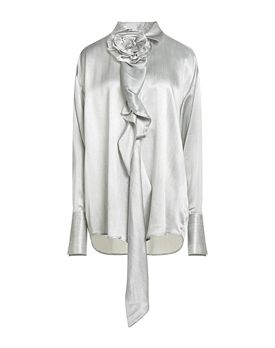 ERMANNO SCERVINO Silk shirts & blouses Grey 100% Silk